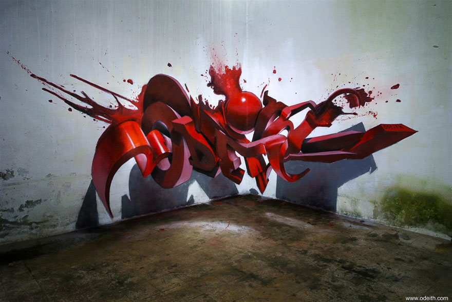 Artista Callejero Portugués Crea Graffittis En 3D Que Parecen Flotar En El Aire