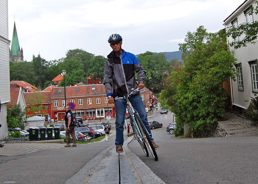 El Primer Ascensor Para Bicicletas Del Mundo Está En Noruega