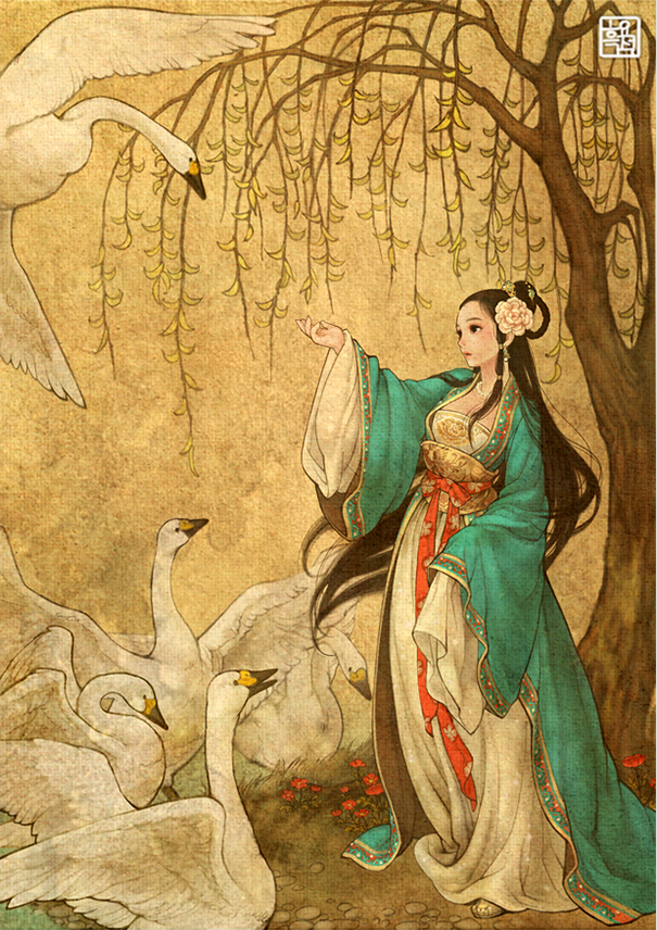 Los cuentos clásicos occidentales dibujados al estilo oriental por una artista coreana