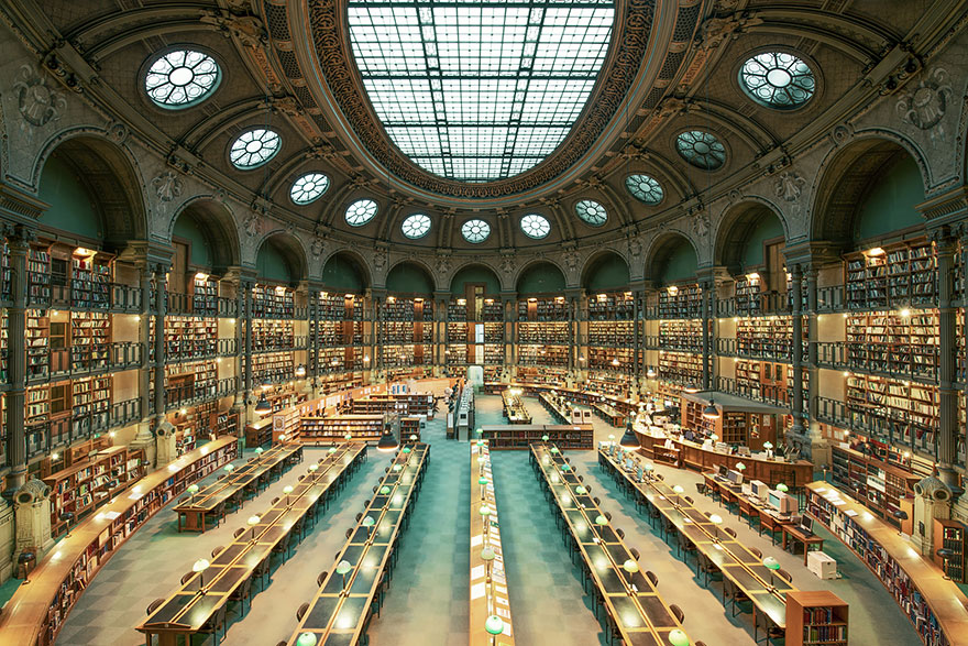Majestuosas fotos de bibliotecas del mundo, por Franck Bohbot