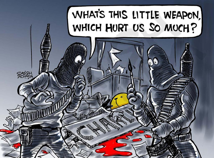 El lápiz es más fuerte que la espada: 28 dibujantes homenajean a las víctimas del atentado en la revista Charlie Hebdo