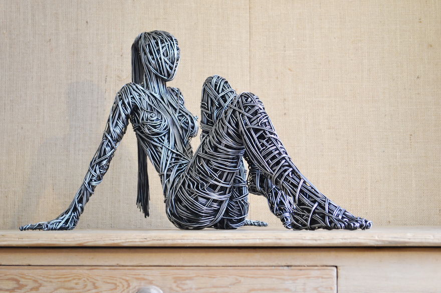 15 Preciosas esculturas hechas con alambre