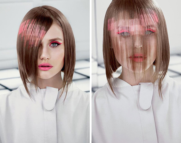 Pelo pixelado: la sensacional moda creada por un estudio de peluquería en Madrid