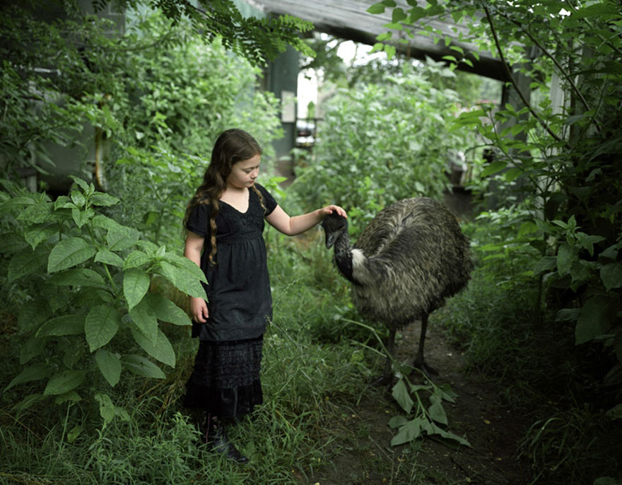 Amelia y los animales: Esta madre fotógrafa capta el amor de su hija por los animales