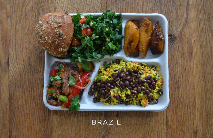 ¿Qué aspecto tienen los almuerzos del colegio en otros países del mundo?