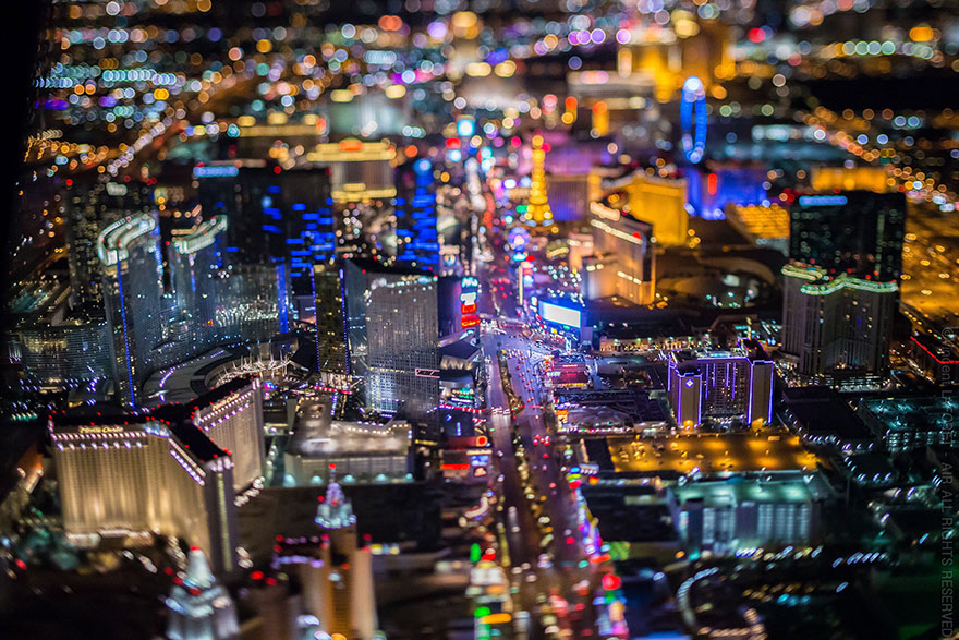Las Vegas a más de 3000 metros de altura no se parece a nada que hayas visto nunca