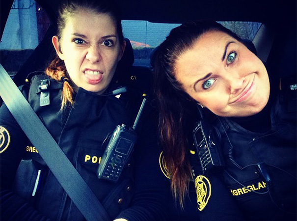 El instagram de la policía de Reykjavik sigue poniendo fotos geniales