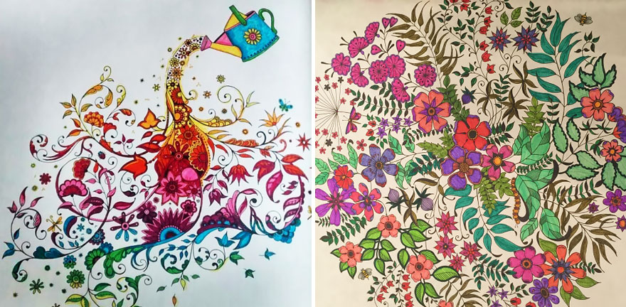 Esta artista ha creado un libro de colorear para adultos que ha vendido millones de copias