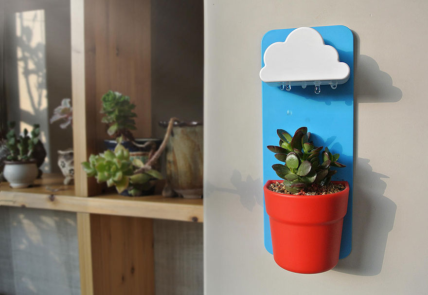 Rainy Pot: Ahora tus plantas pueden tener sus propias nubes de lluvia