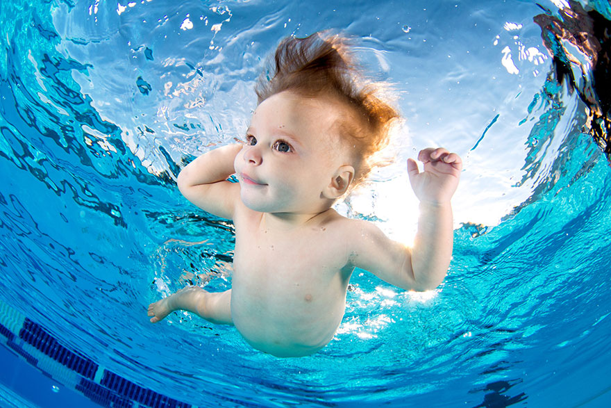 Niños acuáticos: un fotógrafo hace fotos adorables para llamar la atención sobre el ahogamiento accidental de niños