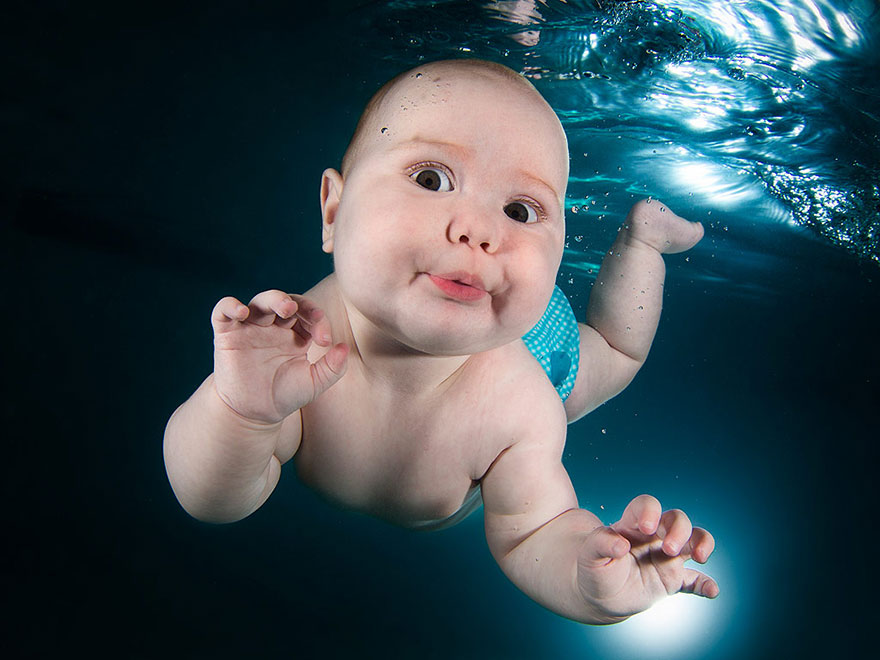 Niños acuáticos: un fotógrafo hace fotos adorables para llamar la atención sobre el ahogamiento accidental de niños
