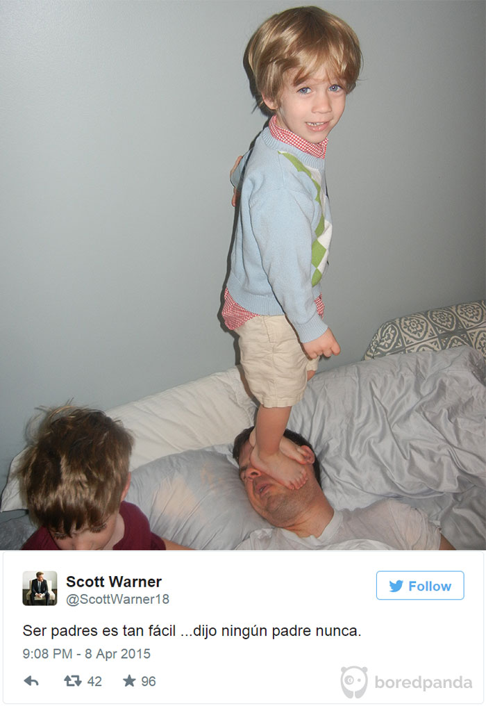 10 Padres resumiendo la paternidad en un tweet