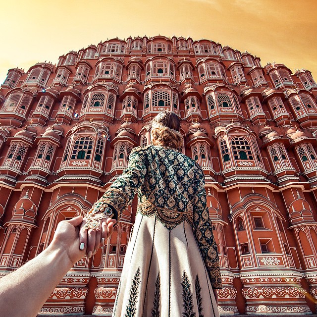 El fotógrafo que sigue a su novia por todo el mundo viaja a India