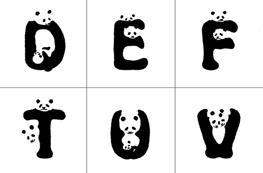 WWF Japón crea una Fuente Panda que puedes usar para crear conciencia
