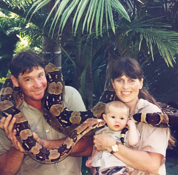 De tal padre, tal hija: La hija de Steve Irwin ha crecido y mantiene vivo el recuerdo de su padre