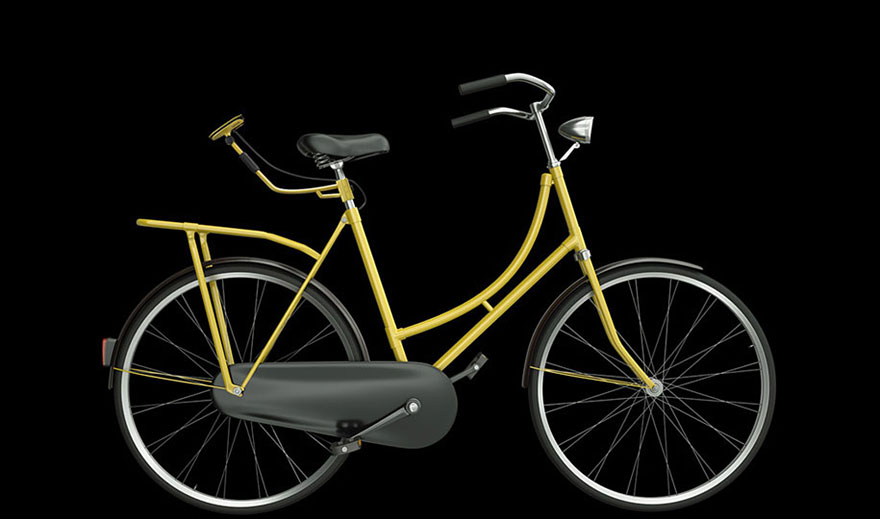 Este dispositivo se monta en la bicicleta y proyecta señales en la espalda de los ciclistas