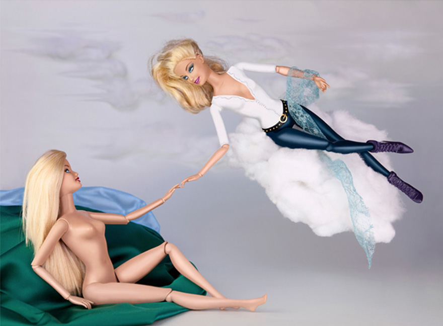 Barbie invade la pintura clásica para hacer sitio a las mujeres en la historia del arte