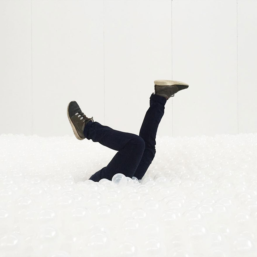 Puedes nadar entre un millón de burbujas de plástico reciclables en este museo de Washington