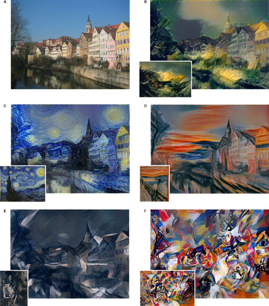 Un nuevo algoritmo neuronal puede "pintar" fotos al estilo de cualquier pintor