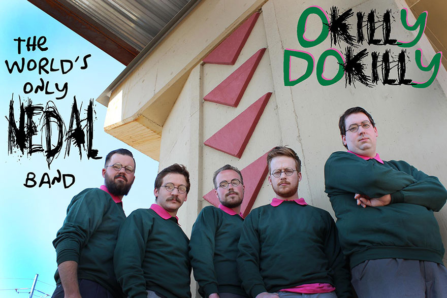 La banda de metal Okilly Dokilly está inspirada en Los Simpsons y compuesta por 5 Ned Flanders