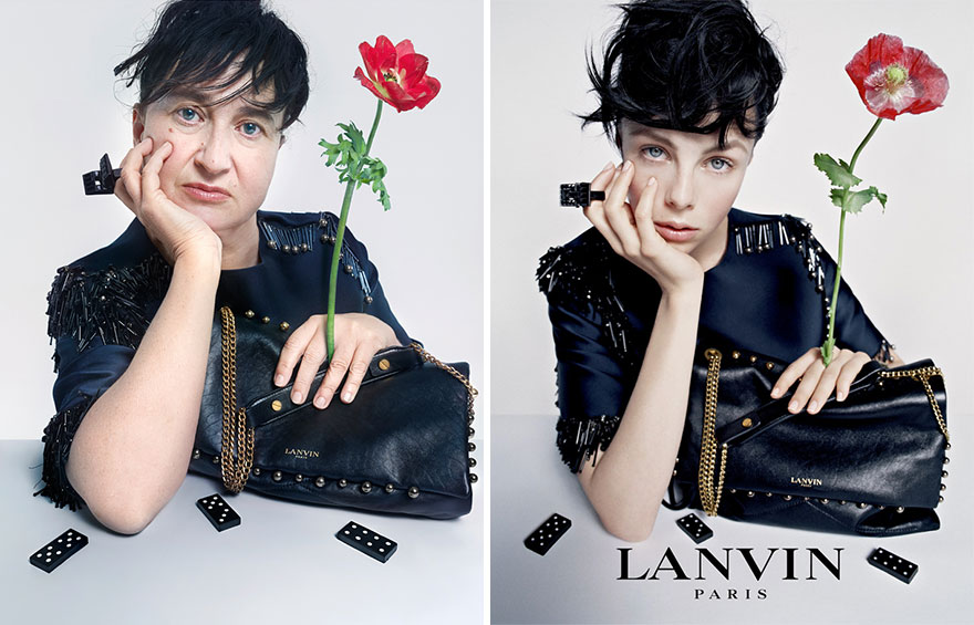 Esta periodista francesa parodia los anuncios de moda mostrando como se vería una mujer normal como modelo