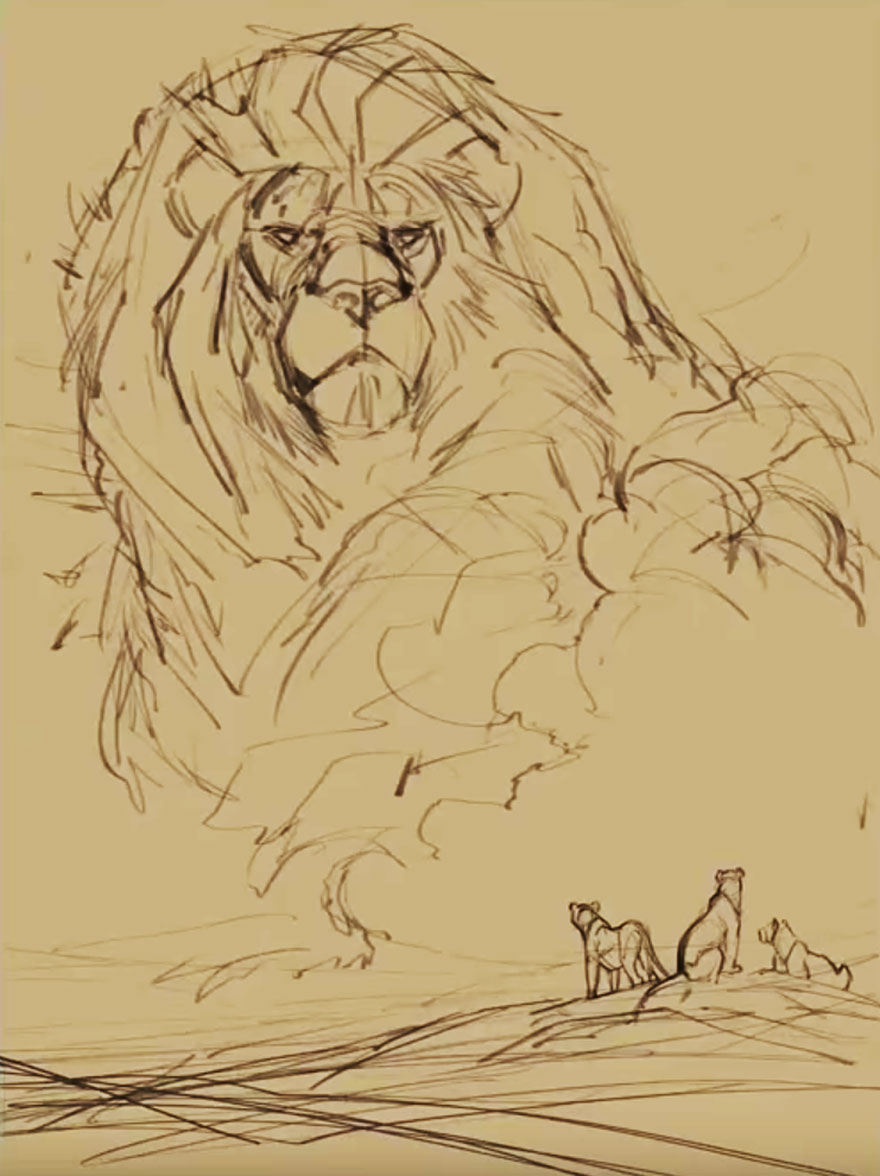Un animador de "El Rey León" pinta un majestuoso homenaje al león Cecil