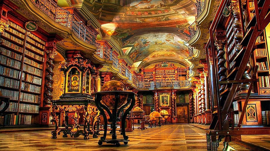 La biblioteca más bella del mundo se encuentra en Praga