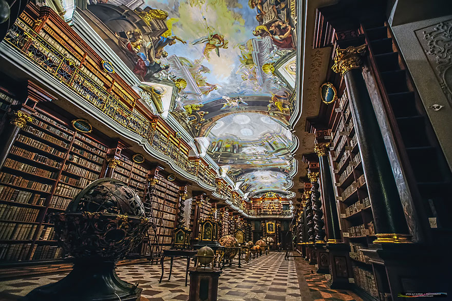 La biblioteca más bella del mundo se encuentra en Praga