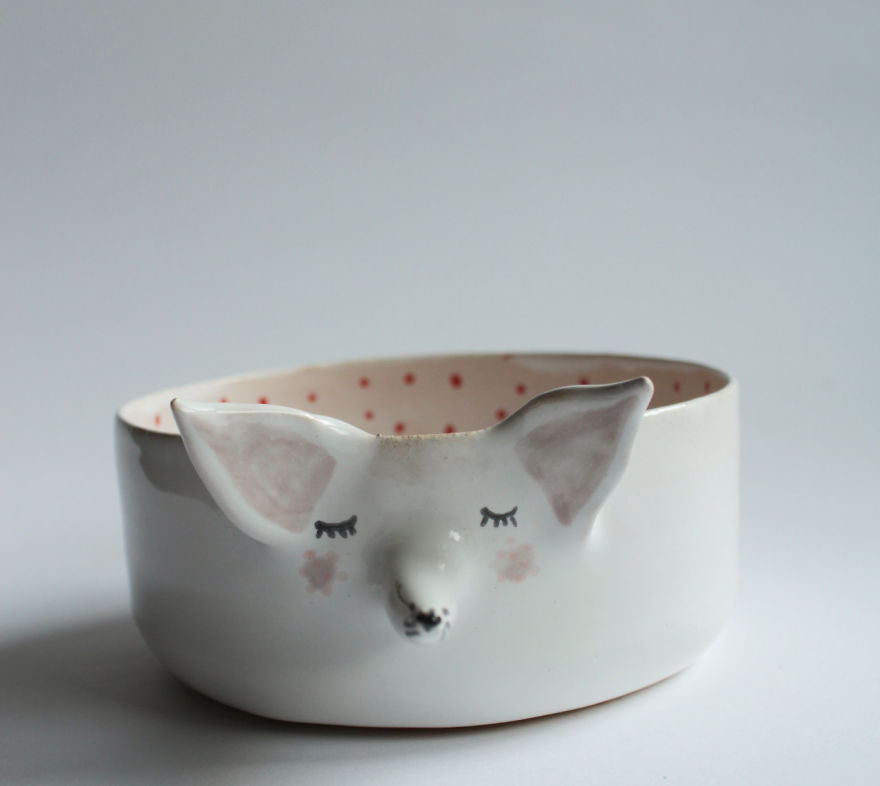 Adorables animales de cerámica creados por una artista polaca