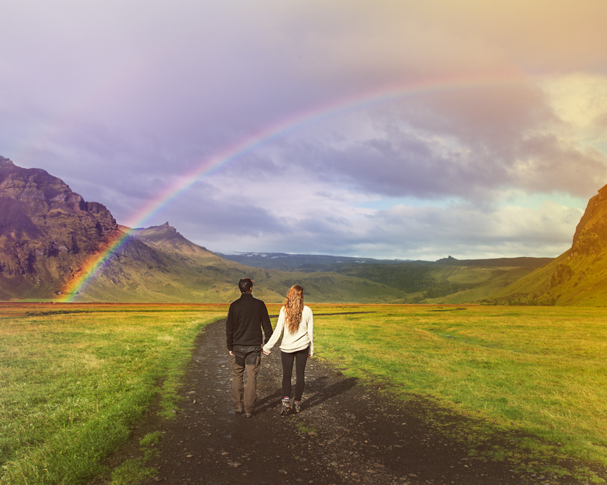 Esta pareja decidió viajar a Islandia en vez de casarse tradicionalmente
