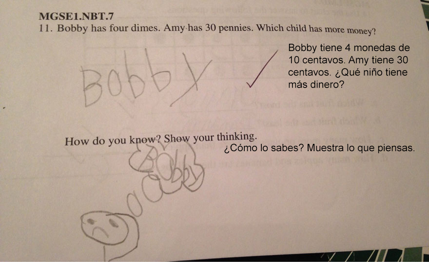 Este niño de 6 años sorprendió a su profesor con su brillante respuesta a un problema de matemáticas