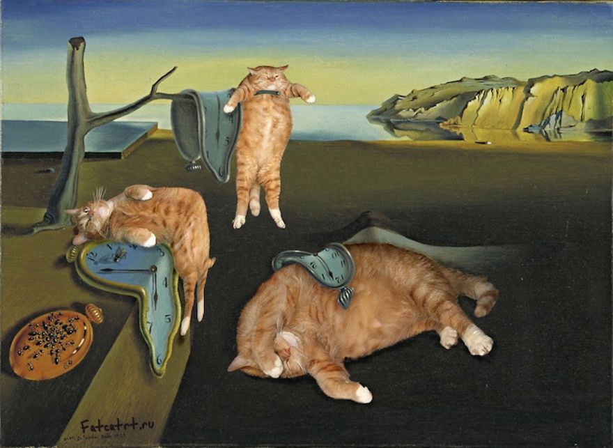 pinturas-famosas-con-gato-Ginger-svetlana-petrova (3)