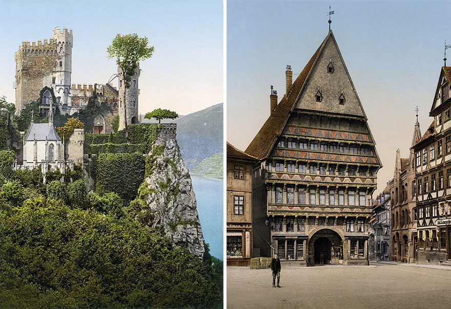 Curiosas fotos a color muestran Alemania en 1900 antes de ser destruida por las guerras