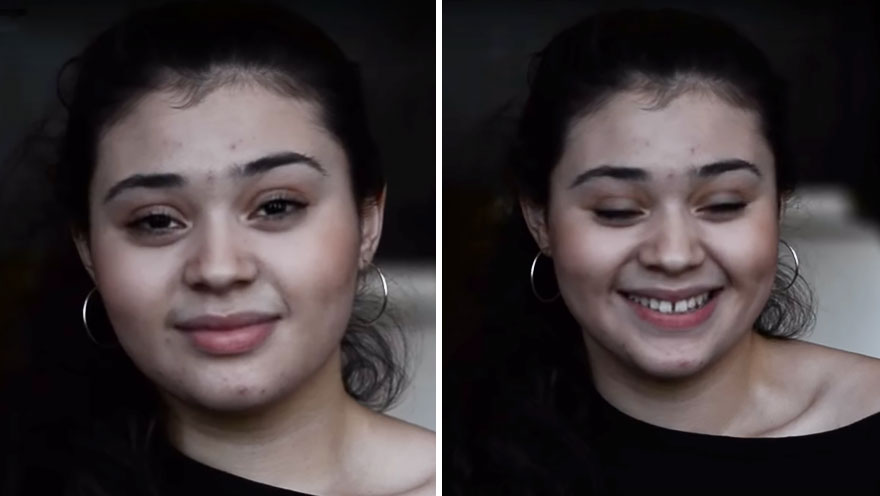 Una estudiante capta qué pasa cuando se le dice a la gente que es guapa