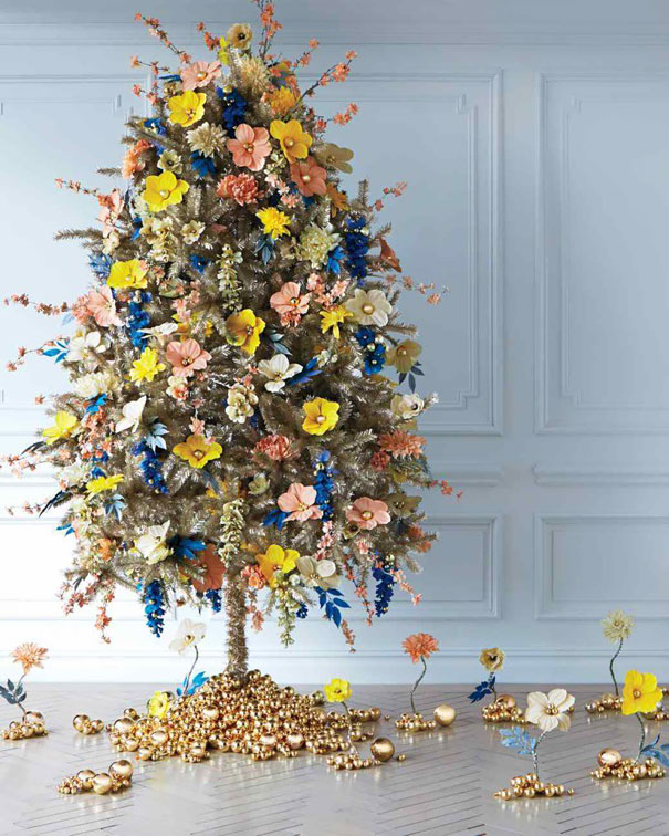 ideas-decoracion-arbol-navidad-flores (5)