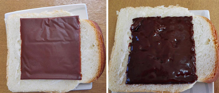 Ya existe el chocolate en lonchas para hacer sandwiches