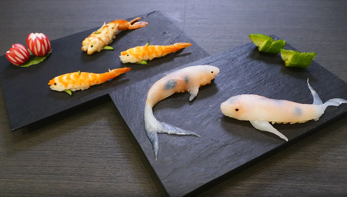 Cómo hacer sushi en forma de carpas koi en unos sencillos pasos