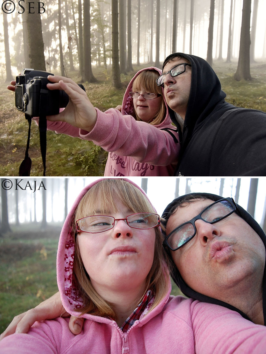 A pesar de ser fotógrafo profesional, decidí aprender de nuevo de mi hija con síndrome de Down