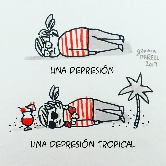 Esta artista con ansiedad y depresión ilustra su vida en divertidos cómics
