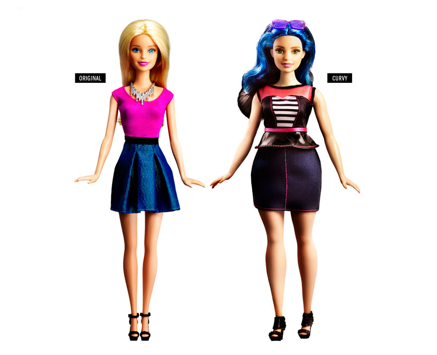 Barbie lanza 3 nuevas muñecas con formas corporales realistas