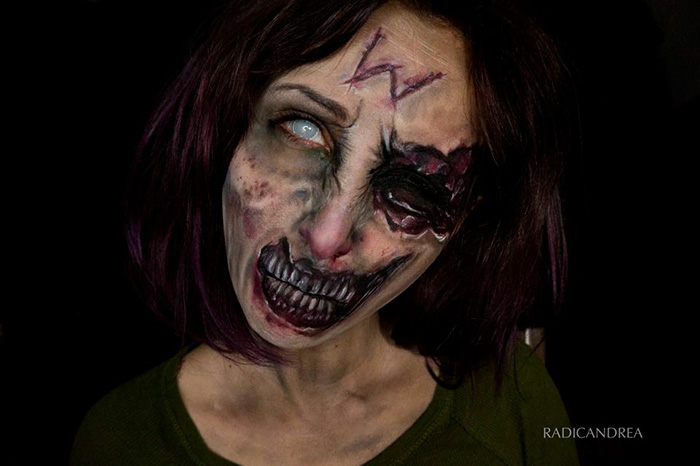 Esta maquilladora se transforma a sí misma en terroríficos monstruos de pesadilla