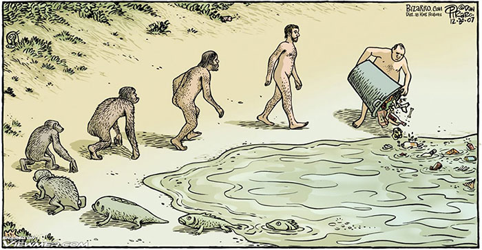 18 Dibujos satíricos sobre la evolución para celebrar el Día de Darwin