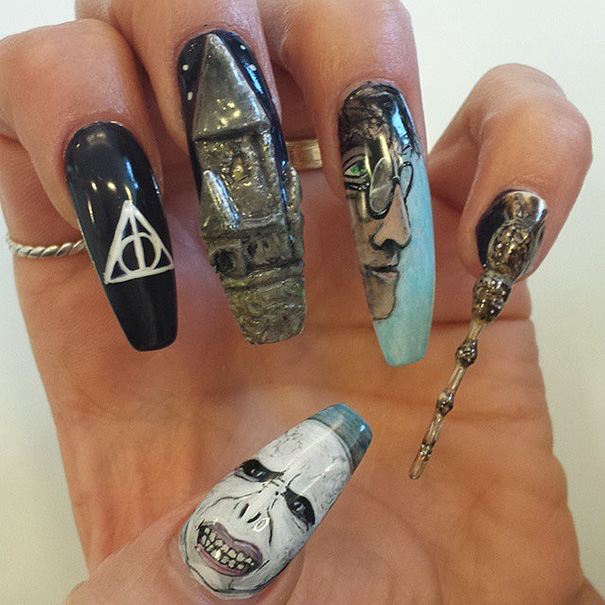 15 Ideas para pintarse las uñas con Harry Potter que son pura magia
