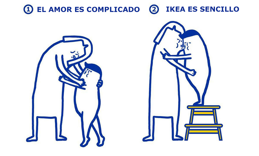 IKEA muestra lo sencillo que es arreglar los problemas amorosos