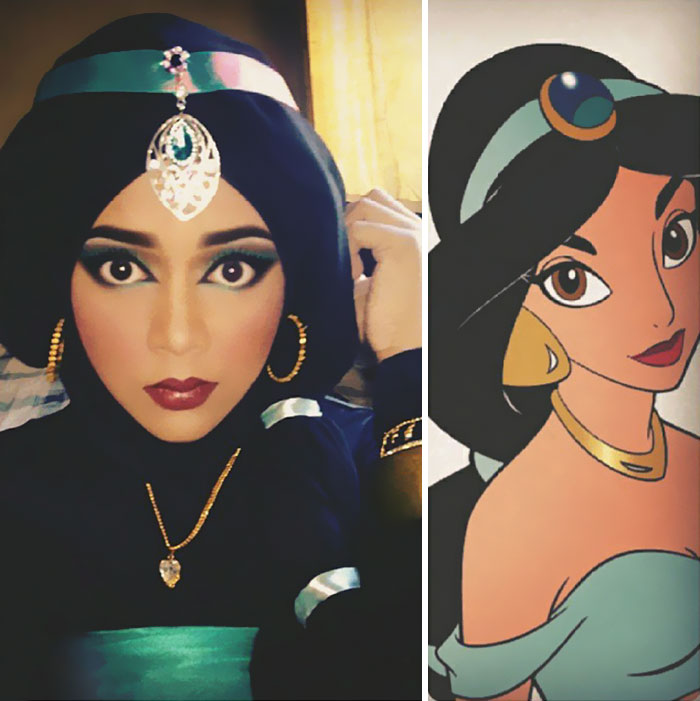 Hijab Disney: Esta mujer usa su hijab para transformarse en princesas Disney