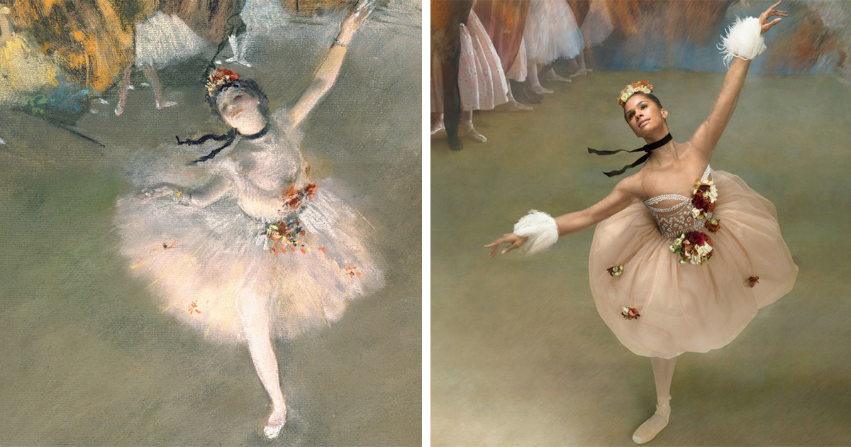 Esta bailarina recrea los cuadros de Edgar Degas | Bored Panda