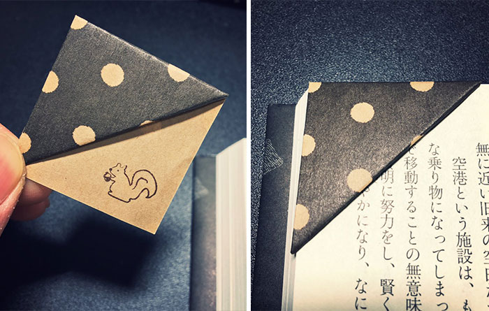 Truco sencillo para hacer tus propios marcapáginas de origami