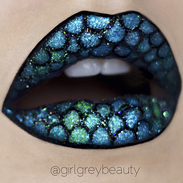 Esta maquilladora convierte sus labios en asombrosas obras de arte