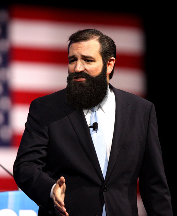 Si los candidatos presidenciales de Estados Unidos en 2016 tuvieran barbas