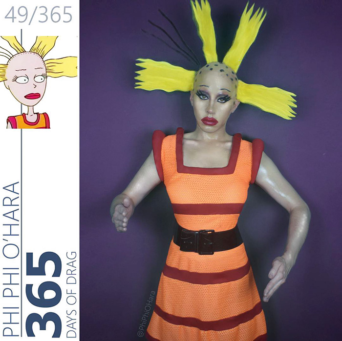 Esta drag queen se transforma en nuestros personajes de dibujos favoritos de los 90